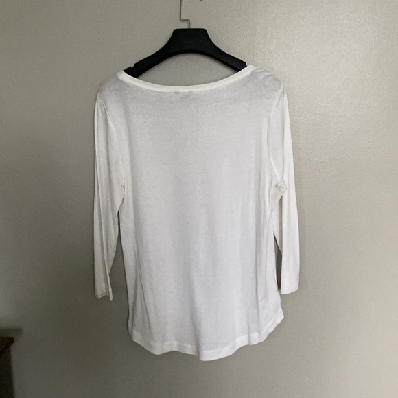 Ann Taylor XL long sleeve cotton t shirt - Picture 4 of 6
